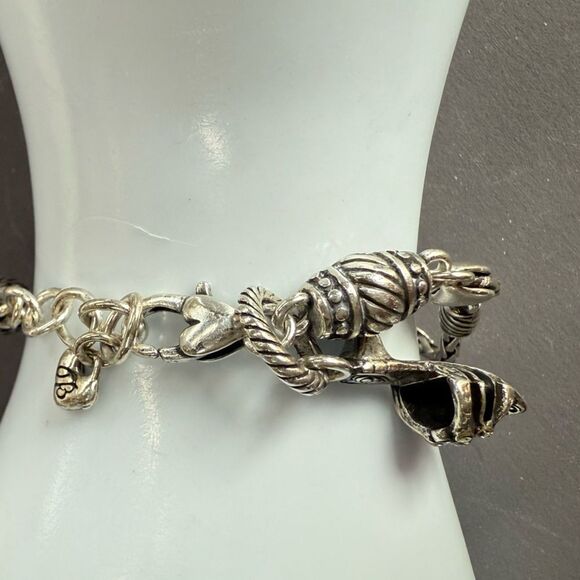 BRIGHTON Sandal Shoe Love Charm Bracelet - Picture 8 of 10